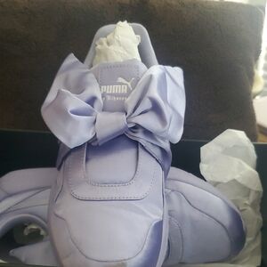 Puma Pastel Purple Bow Sneakers
